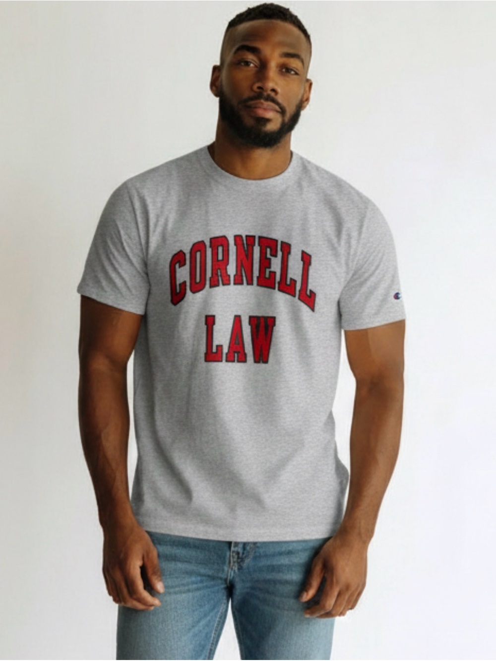 Champion “Cornell Law” Graphic T-shirt Heather Gray Men’s Size XL